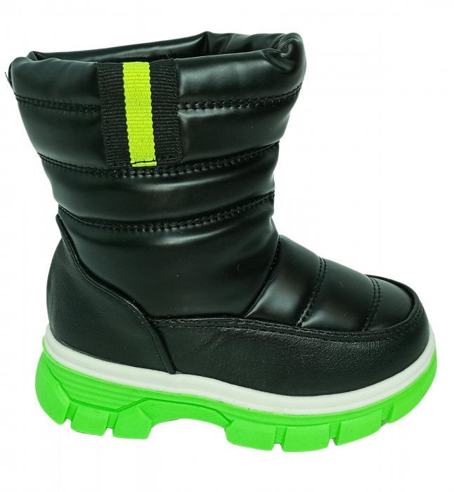Cizme impermeabile si imblanite copii, Green sole, [2]