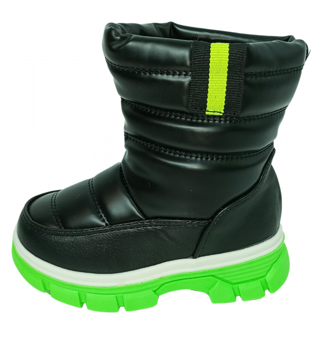 Cizme impermeabile si imblanite copii, Green sole, [1]