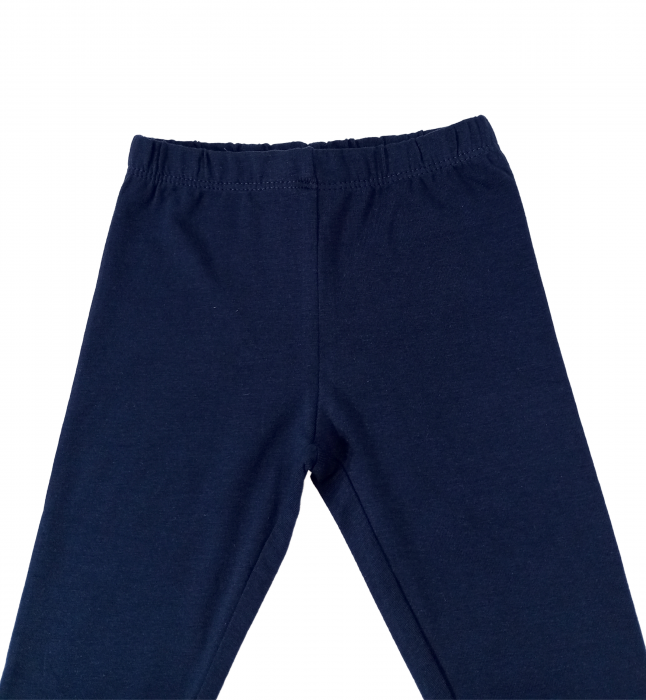 Colanti bebelusi, OVS, tiv dantelat, Bumbac/elastan, Bleumarin, 74 CM, 9-12 luni [2]