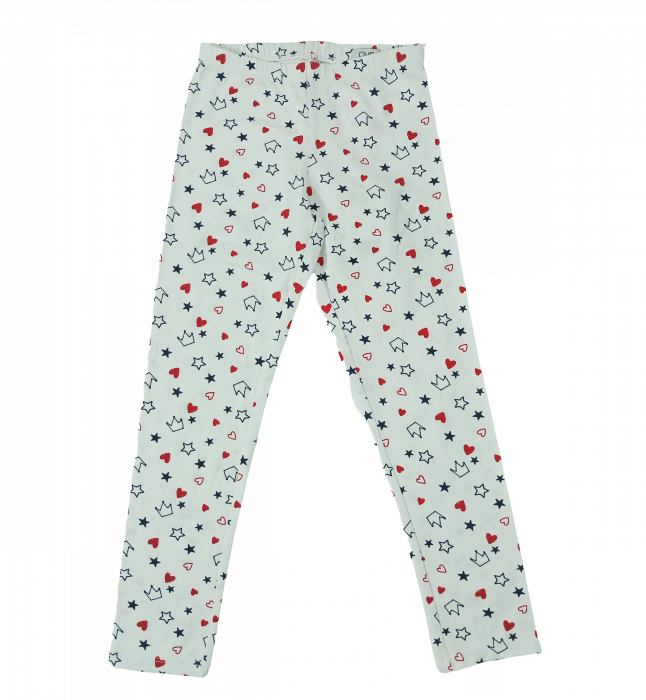 Colanti fete, OVS, stelute, inimioare, coronite, Bumbac elastic, 6-7 ani [1]