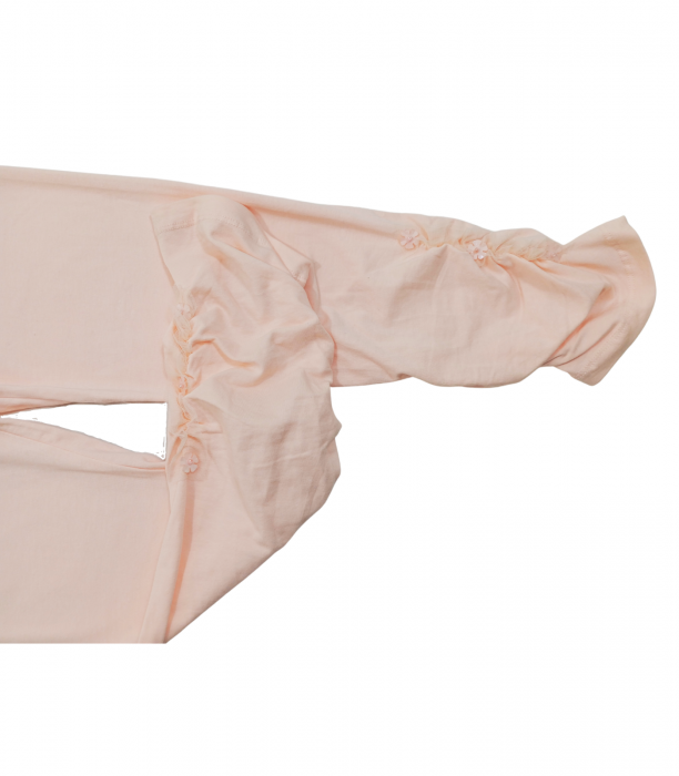 Colanti pentru fete, OVS, Leggings, aplicatii dantela , Bumbac elastic, Roz pudrat, 164 cm, 13-14 ani [3]
