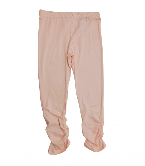 Colanti pentru fete, OVS, Leggings, aplicatii dantela , Bumbac elastic, Roz pudrat, 164 cm, 13-14 ani [2]