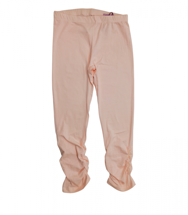 Colanti pentru fete, OVS, Leggings, aplicatii dantela , Bumbac elastic, Roz pudrat, 164 cm, 13-14 ani [1]
