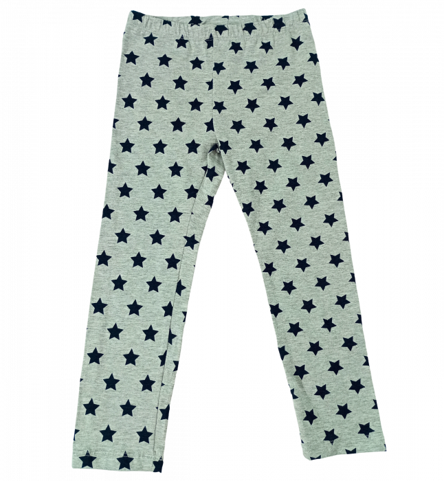 Colanti pentru fete, OVS, Leggings, imprimeu stelute, Bumbac organic, [3]