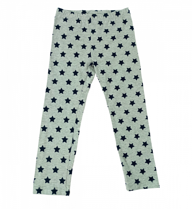 Colanti pentru fete, OVS, Leggings, imprimeu stelute, Bumbac organic, [1]