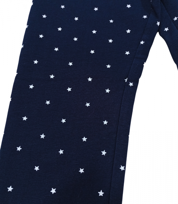 Colanti pentru fete, OVS, Leggings, imprimeu stelute, Bumbac organic, [2]
