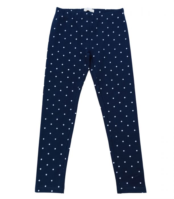 Colanti pentru fete, OVS, Leggings, imprimeu stelute, Bumbac organic, [1]