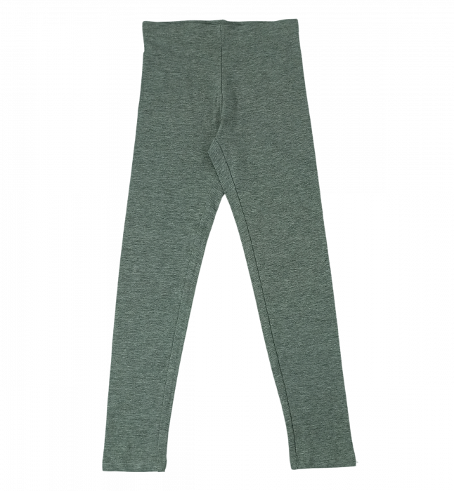 Colanti pentru fetite, OVS, Leggings, Bumbac/Elastan, Gri inchis, 122 CM, 6-7 ani [1]