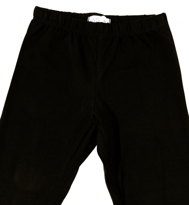 Colanti pentru fetite, OVS, Leggings, Bumbac/Elastan, Negru, 104 CM, 3-4 ani [2]