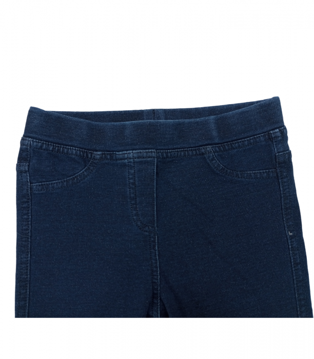 Colanti pentru fetite, OVS, Leggings imitatie blugi, Bumbac/Elastan, Albastru, 92 CM, 2-3 ani [3]