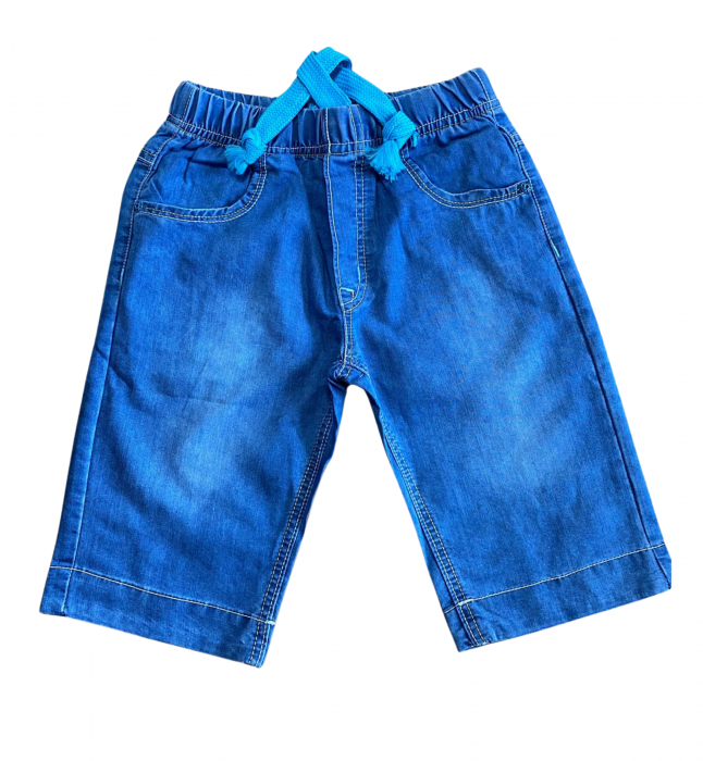 Compleu băieți vară 3 piese - Cămașă, Maiou și Pantaloni Scurți, bumbac [4]