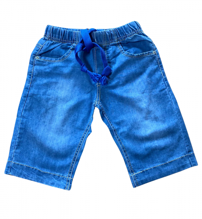 Compleu băieți vară 3 piese - Cămașă, Maiou și Pantaloni Scurți, bumbac [3]