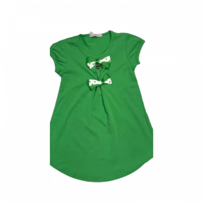 Compleu vara fete 2 piese, Happy Tree, Tricou si colanti, Bumbac, [5]