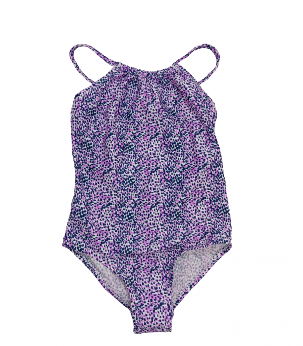 Costum de baie intreg pentru fetite, OVS, cu imprimeu grafic patat, poliamida/elastan Multicolor, 104 CM, 3-4 ani [1]