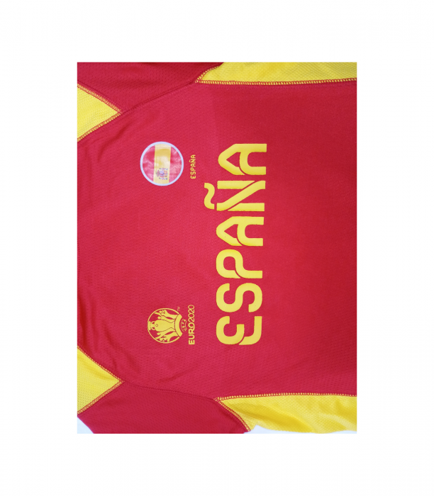 Echipament sportiv copii 2 piese, UEFA 2020, Spania, Poliester, 122 CM, 6-7 ani [4]