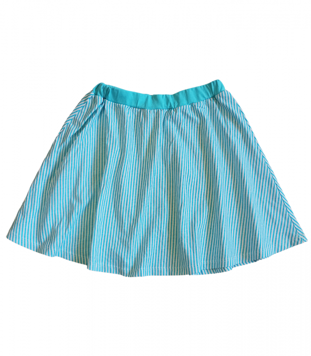 Fusta fete, OVS, dungi verticale, Bumbac, Bicolor, 134 cm, 8-9 ani [1]