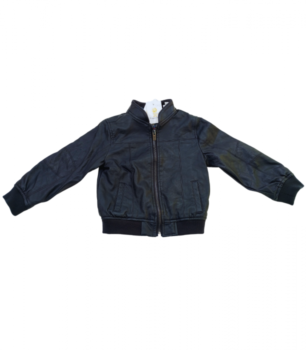 Geaca copii , OVS, imitatie piele, poliuretan, Albastru inchis, 86 cm, 18-24 luni [5]