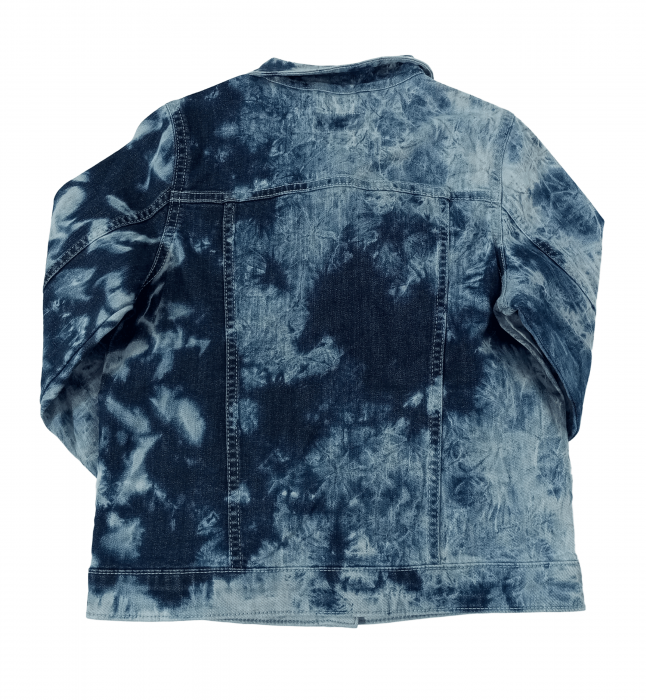 Geaca de blugi fete, Cars Jeans, Denim style, Bumbac/elastan, Albastru prespalat, 140 CM, 10 ani [13]