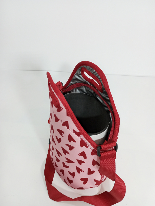 Geanta personalizata fetite – Disney Minnie & Mickey, Neopren Termic, Multifunctională, 29x28x15 cm [6]