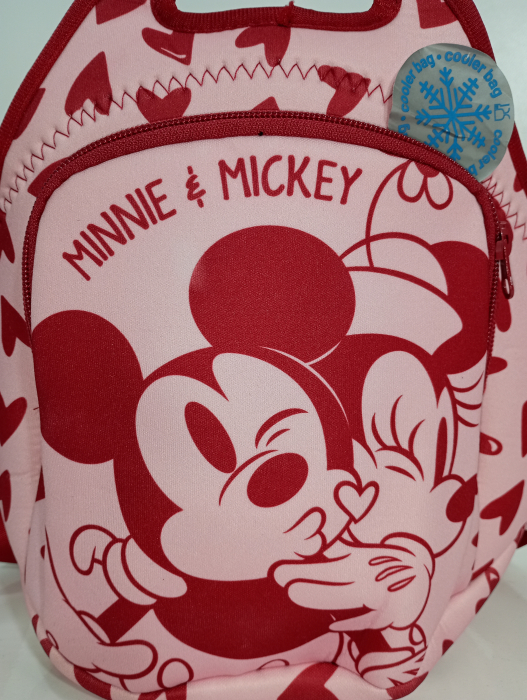 Geanta personalizata fetite – Disney Minnie & Mickey, Neopren Termic, Multifunctională, 29x28x15 cm [3]