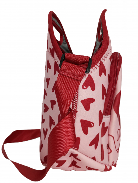 Geanta personalizata fetite – Disney Minnie & Mickey, Neopren Termic, Multifunctională, 29x28x15 cm [4]