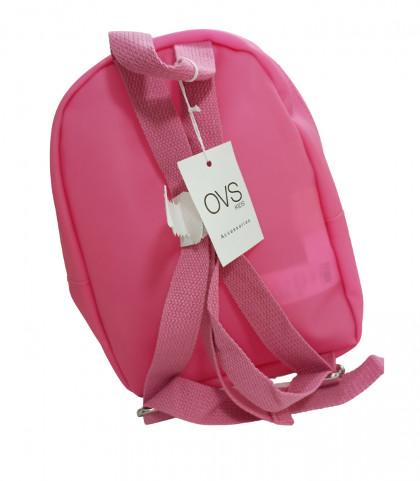 Rucsac moale, OVS, prescolari, gradinita, pvc, Roz, 25x16x10 cm [2]