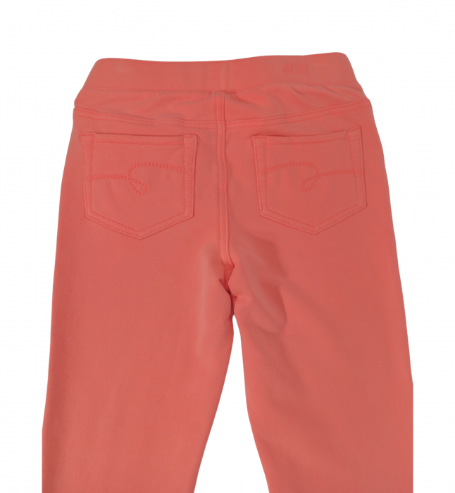 Jeggings fete, Justice, talie joasa, broderie buzunare posterioare, 10 ani, [9]