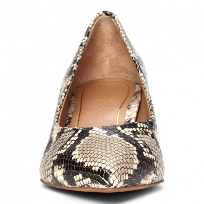 Pantofi cu toc din piele naturala Kit Josie Natural Snake [5]