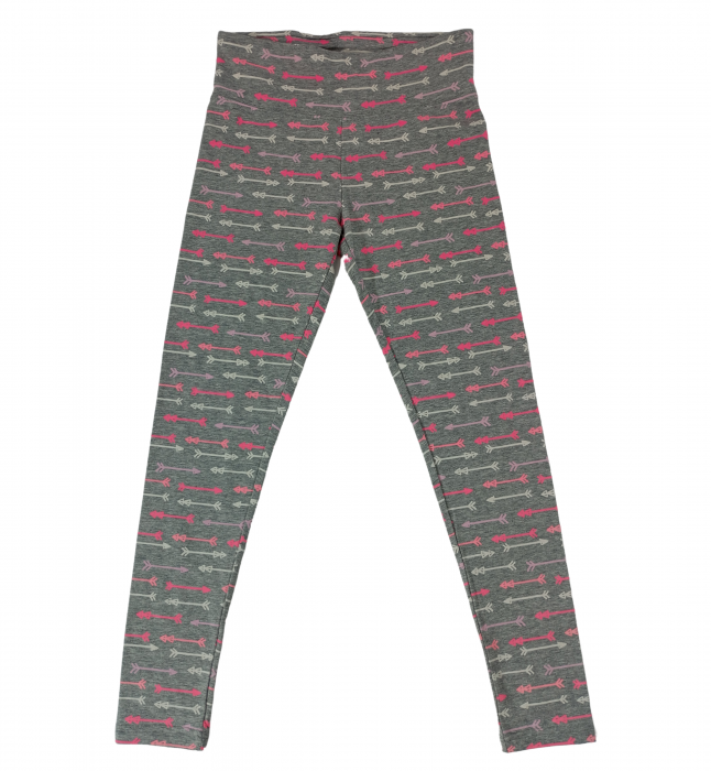 Leggings fete talie inalta, Justice, imprimeu sageti, poliester, 10 ani [2]