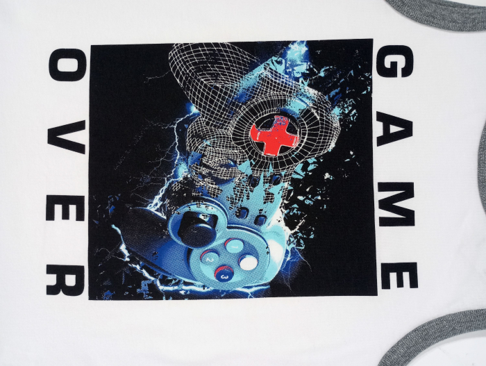 Maiou sport, The Children's PLACE, Game over, bumbac/poliester, [3]