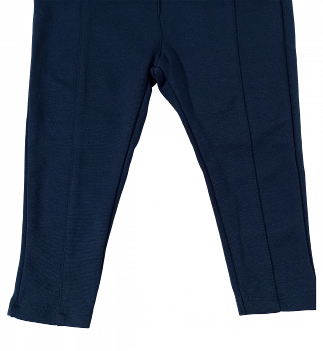 Pantaloni bebelusi, OVS, talies ajustabila, material elastic, Viscoza/poliester/elastan, Bleumarin, 80 CM, 12-18 luni [4]