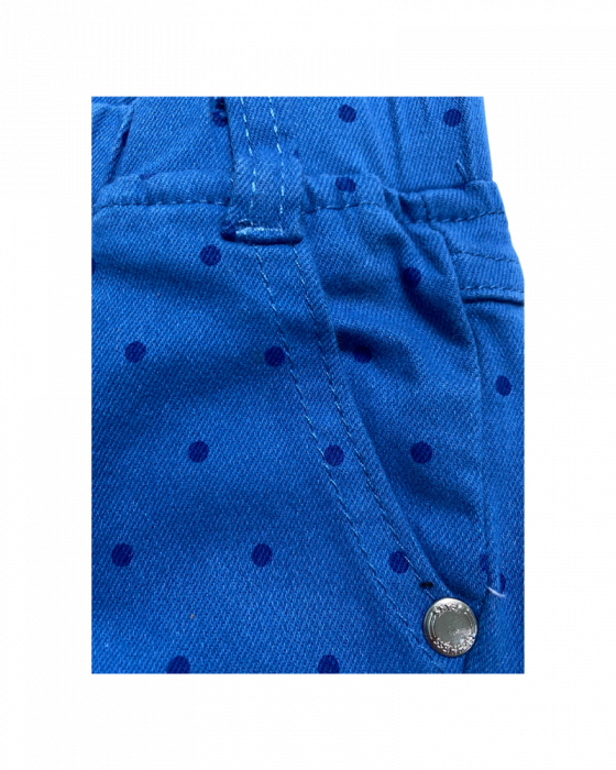 Pantaloni lungi fete, blugi cu buline [3]