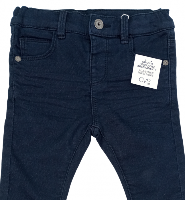 Pantaloni blugi copii, OVS, talie ajustabila, regular, bumbac, [3]
