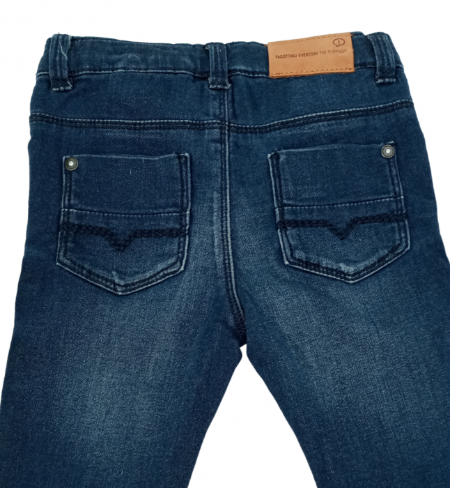 Pantaloni blugi copii, OVS, talie ajustabila, regular, bumbac, [3]