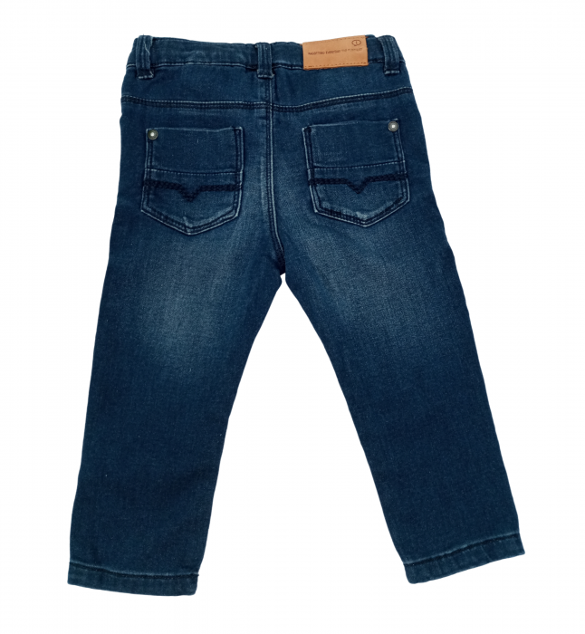 Pantaloni blugi copii, OVS, talie ajustabila, regular, bumbac, [2]