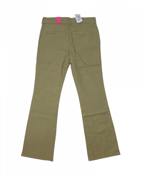 Pantaloni blugi fete, The Children's PLACE, stretch si usor evazati, Bumbac, 8 ani [2]