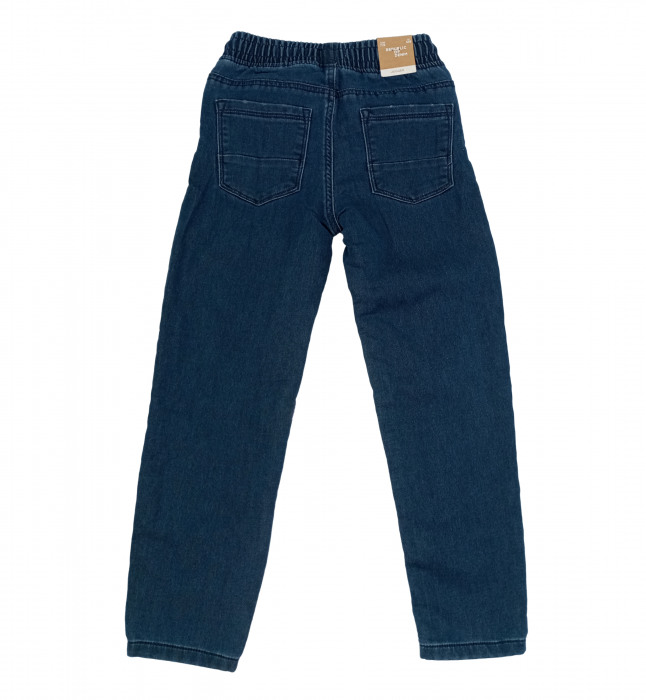 Pantaloni copii, OVS, Jogger, Denim & Fleece, aspect deteriorat, 7-8 ani, [4]
