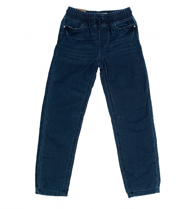 Pantaloni copii, OVS, Jogger, Denim & Fleece, aspect deteriorat, 7-8 ani, [1]