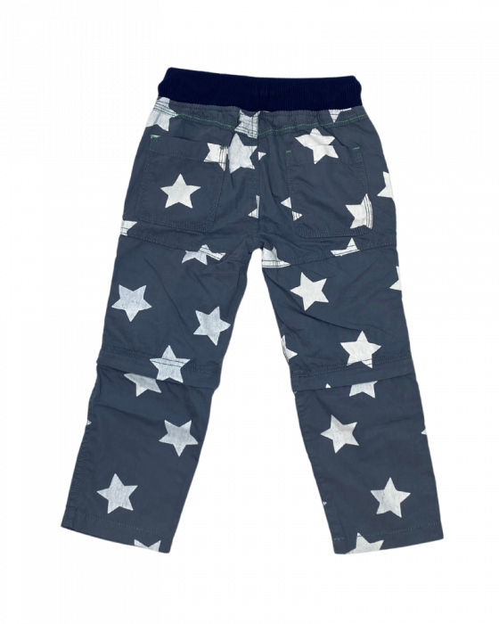 Pantaloni lungi copii cu functie ZIP-OFF LEGS, Mini Boden, stars, bumbac, 9 ani, [5]