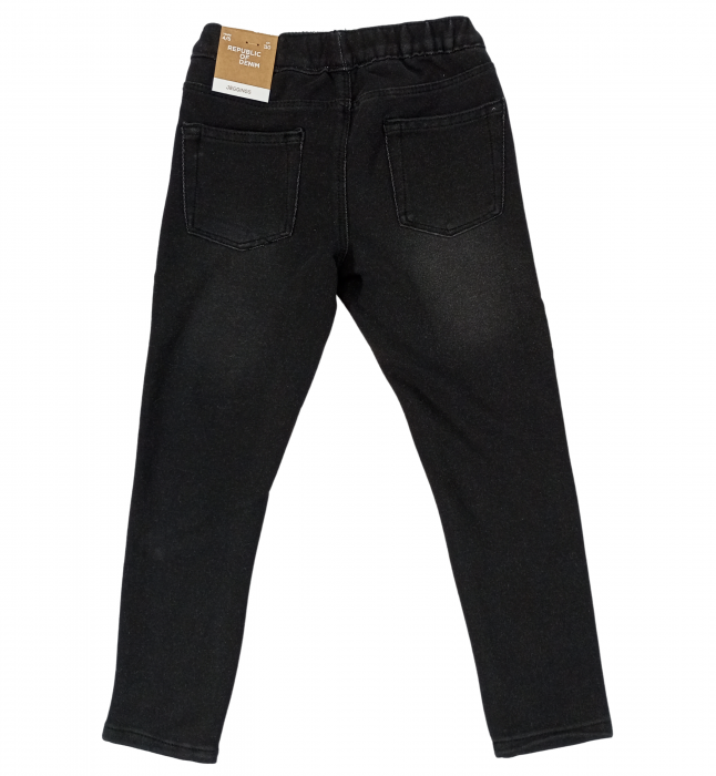Pantaloni fete, OVS, Jeggings Denim slim fit, Negru, [4]
