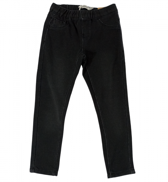Pantaloni fete, OVS, Jeggings Denim slim fit, Negru, [1]