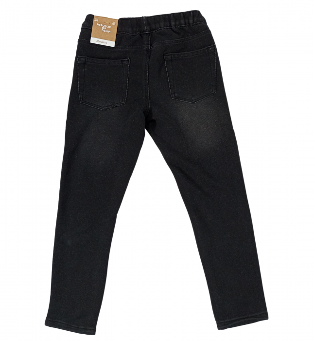 Pantaloni fete, OVS, Jeggings Denim slim fit, Negru, [2]