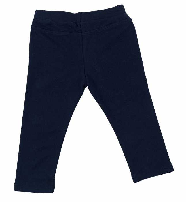 Pantaloni fetite, OVS, model cu inimioare si romburi, Bleumarin, 86 CM, 18-24 luni [4]