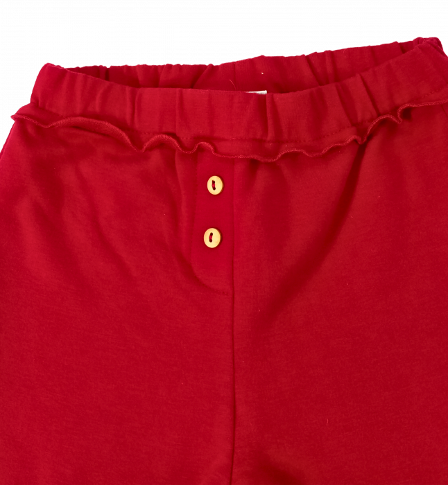 Pantaloni fetite, OVS, talie elastica, Bumbac organic, Fucsia, 86 CM, 18-24 luni [3]
