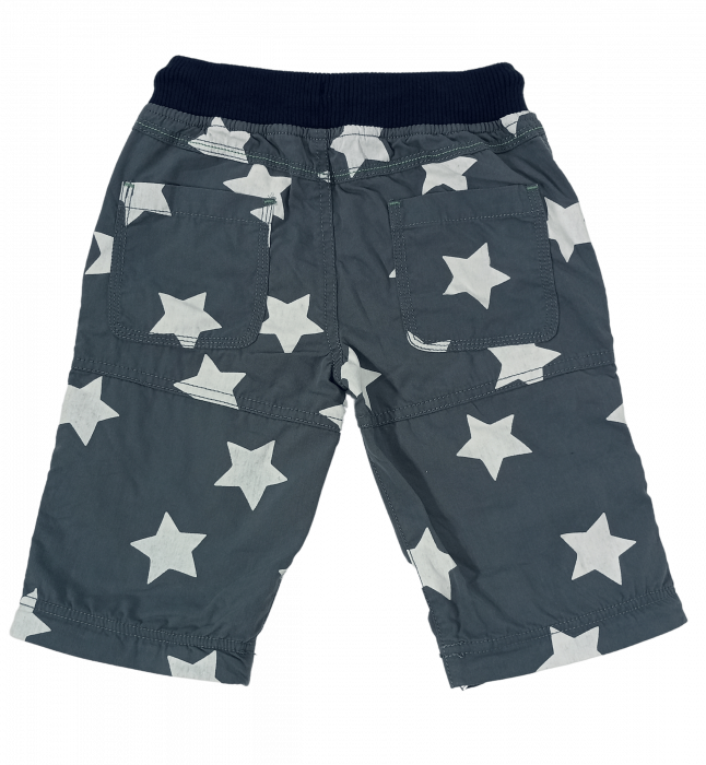 Pantaloni lungi copii cu functie ZIP-OFF LEGS, Mini Boden, stars, bumbac, 9 ani, [18]