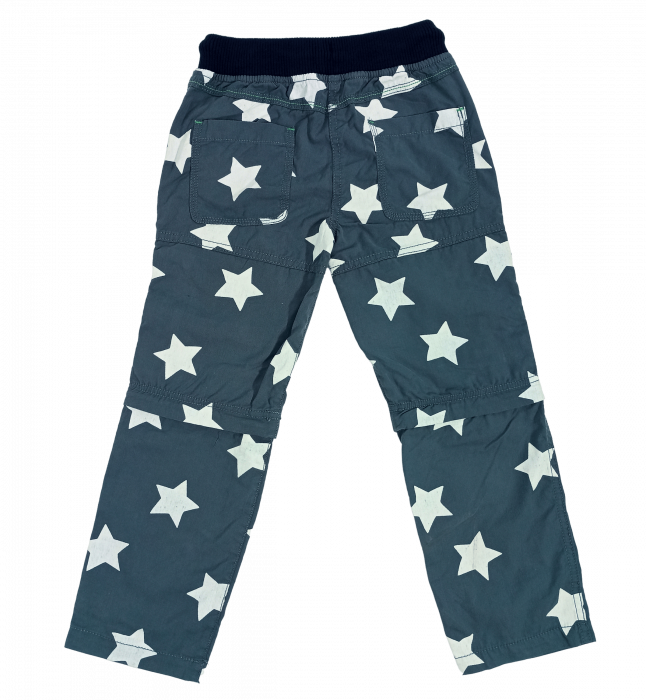Pantaloni lungi copii cu functie ZIP-OFF LEGS, Mini Boden, stars, bumbac, 9 ani, [3]