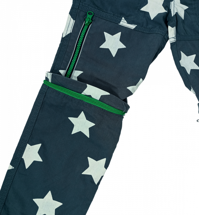 Pantaloni lungi copii cu functie ZIP-OFF LEGS, Mini Boden, stars, bumbac, 9 ani, [8]