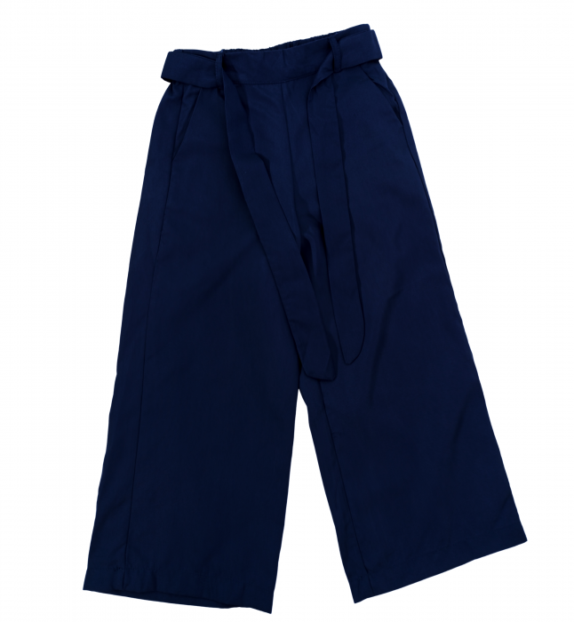 Pantaloni modal fete, OVS, talie elastica si cordon, Mov, 110 CM, 4-5 ani [1]