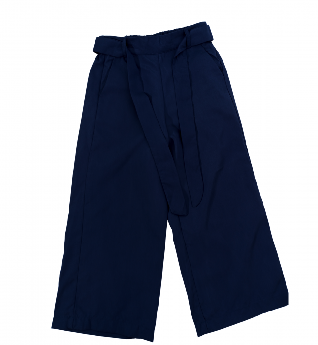 Pantaloni modal fete, OVS, talie elastica si cordon, Mov, 110 CM, 4-5 ani [3]