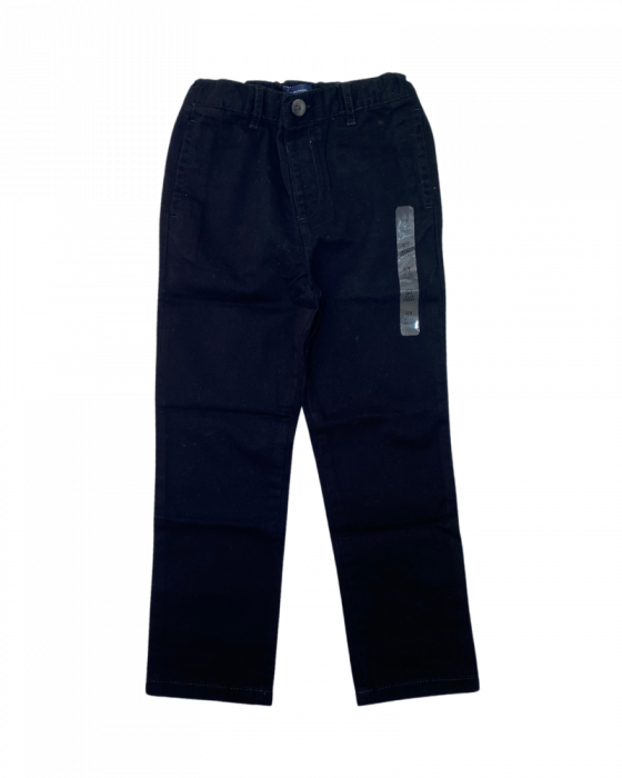 Pantaloni lungi fete, The Children's PLACE, Bumbac, negru, 122 cm, 7 ani [1]